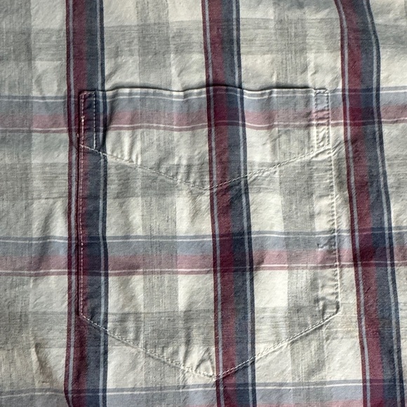 American Eagle Outfitters Vintage Slim Fit Multicolor Plaid Button Down Shirt - Picture 3 of 4